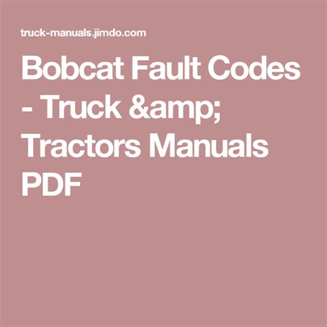 bobcat skid steer code m6604|bobcat skid steer codes.